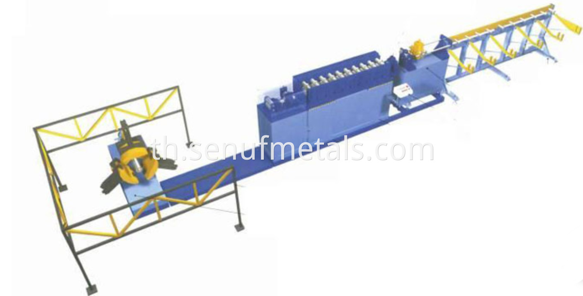 Window Frame Roll Forming Line Layout